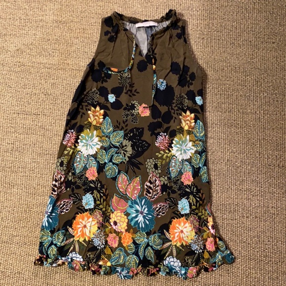 LOFT floral dress Size XS petite - Picture 2 of 8